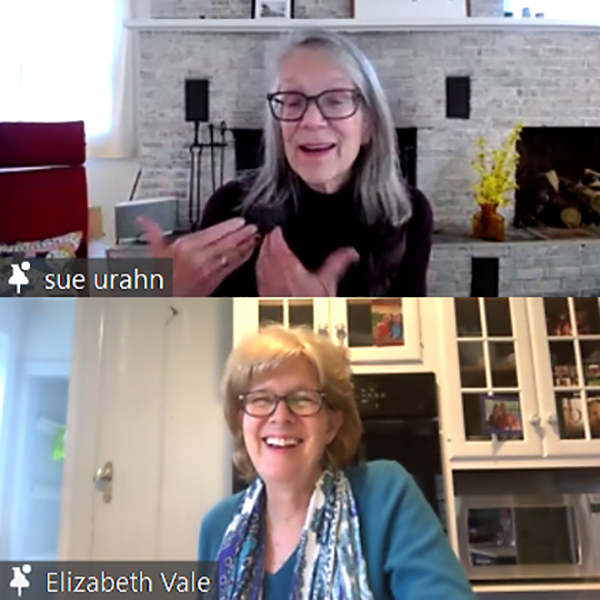 Susan Urahn chats with Elizabeth Vale