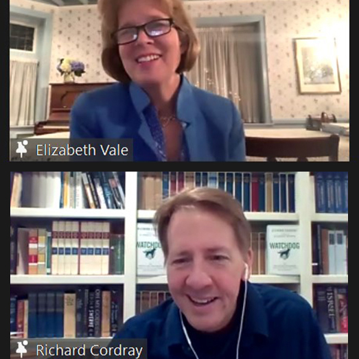 Richard Cordray, politician, lawyer, and writer joined the Fels community to share his experiences in public service, arguing cases before the Supreme Court, and as a “Jeopardy!” contestant.