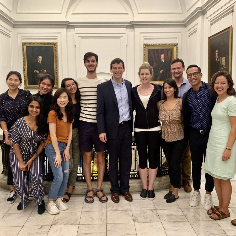 On September 17, students in the Public Communications course attended a book signing and conversation with the rare disease researcher.