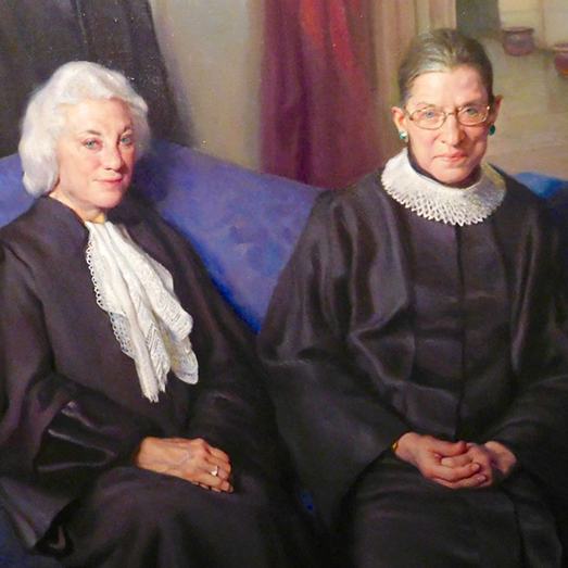 Justices O’Connor and Ginsberg and the carrying of the mantle