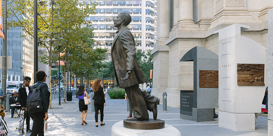 Philadelphia is home to one of the largest collections of public art in the country.