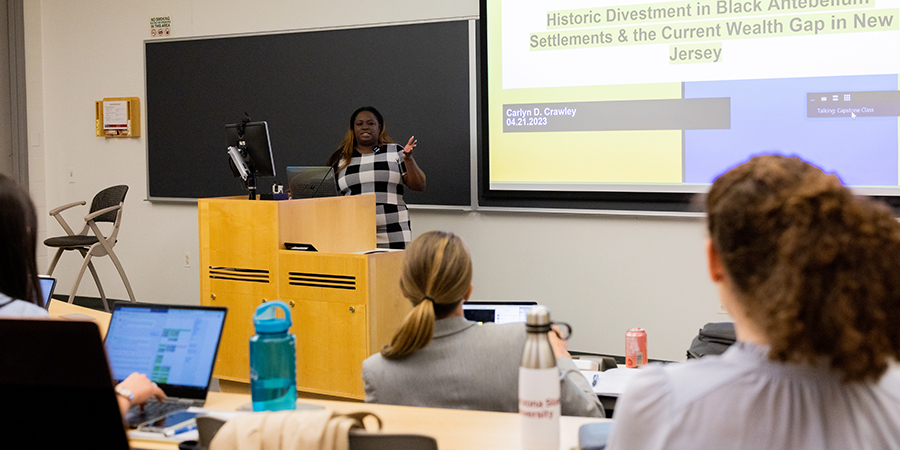 The capstone is the crowning achievement of your degree and an unparalleled opportunity to marshal academic insight in order to tackle real-world challenges.