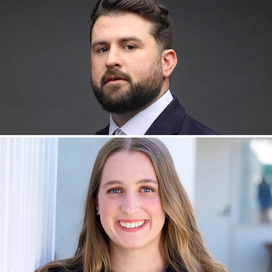 Patrick Gushue (MPA ‘24) and Meg Turner (MPA ‘24) 